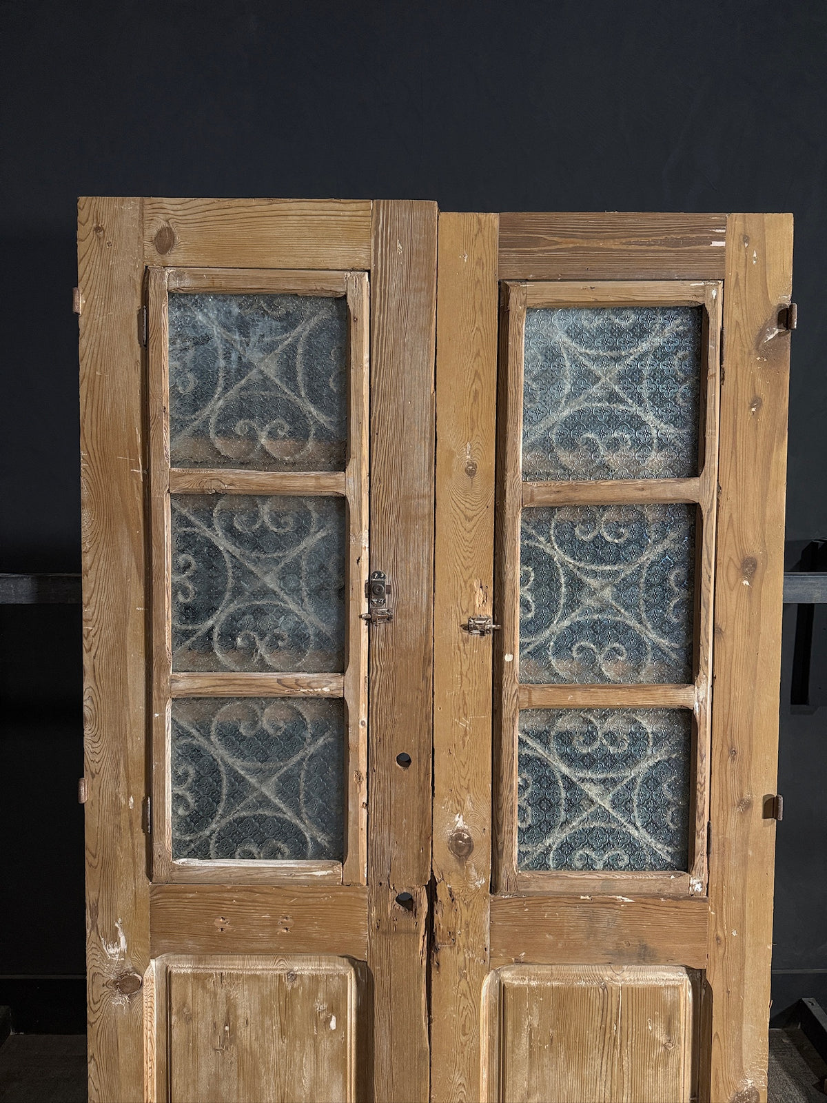 Antique Iron French Doors - 48x85.25 - N667