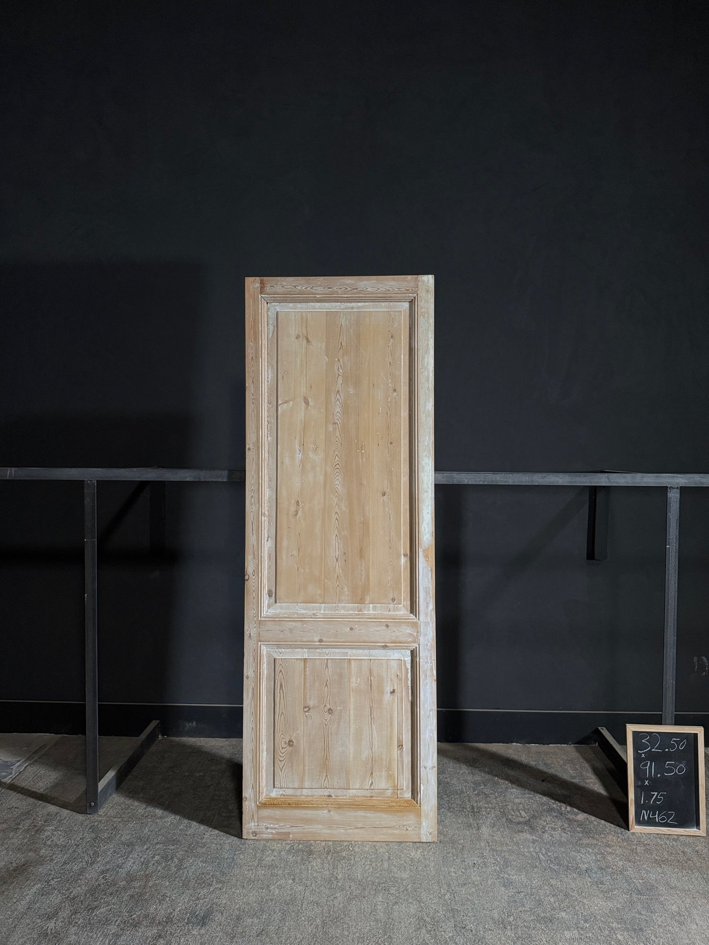 Antique 2 Panel Solid Single Door - 32.5x91.5 - N462