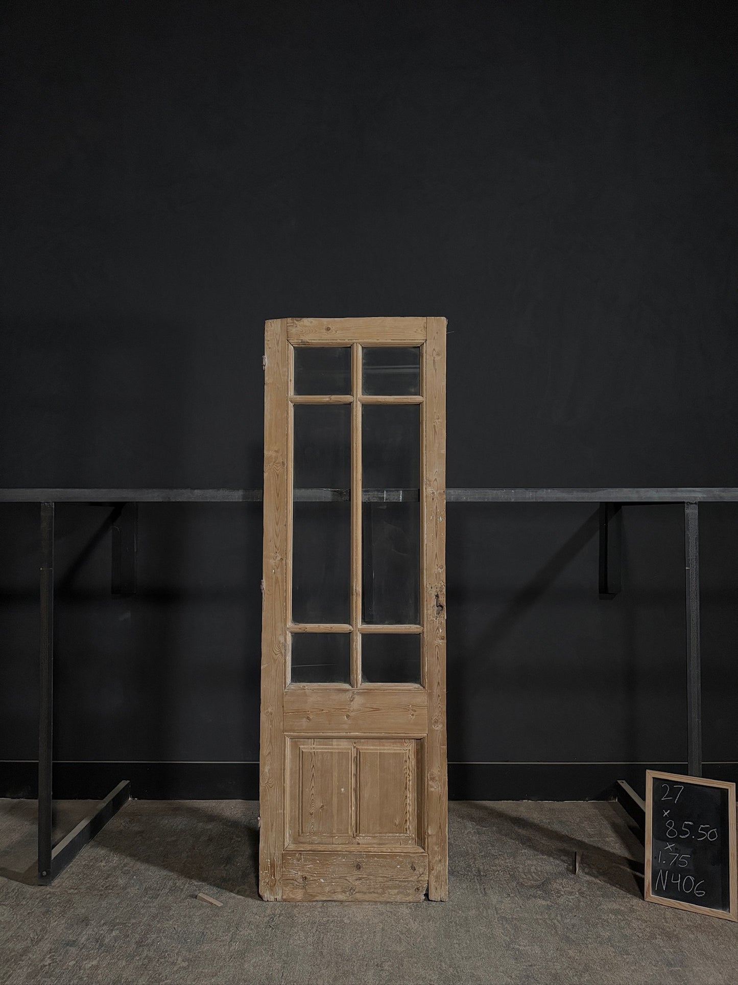 Antique Glass 6 Lite Single Door - 27x85.5 - N406