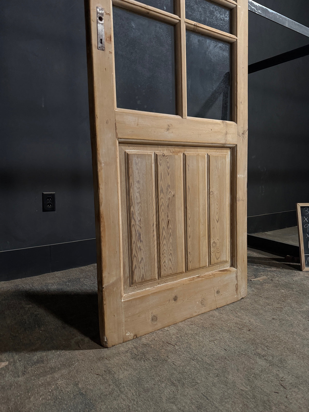 Antique Glass 10 Lite Single Door - 31.75x93.75 - N676