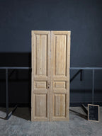 Antique 3 Panel Solid Double Doors - 42.5x100 - N239