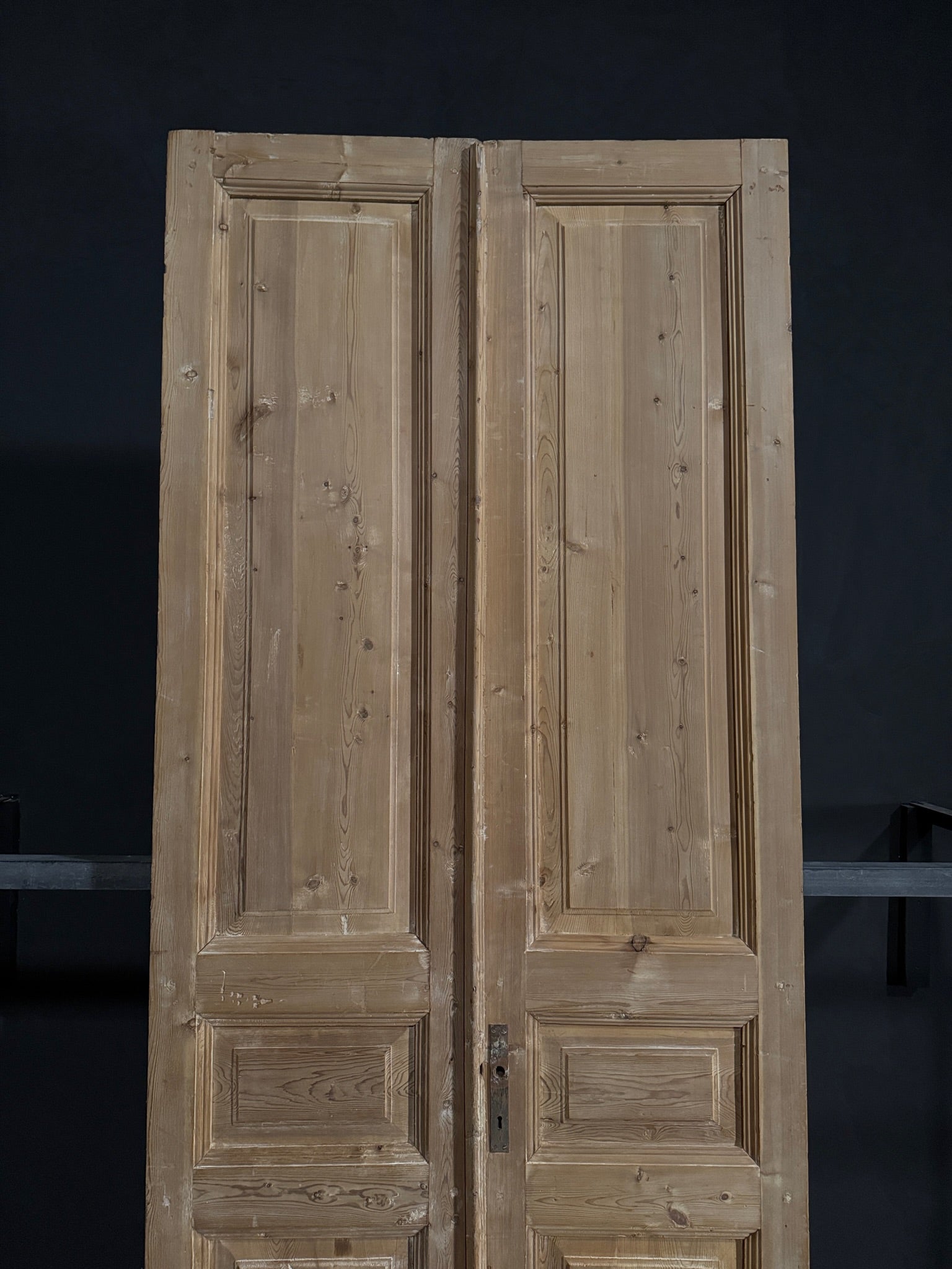 Antique Solid Double Doors - 43.75x110.75 - N323