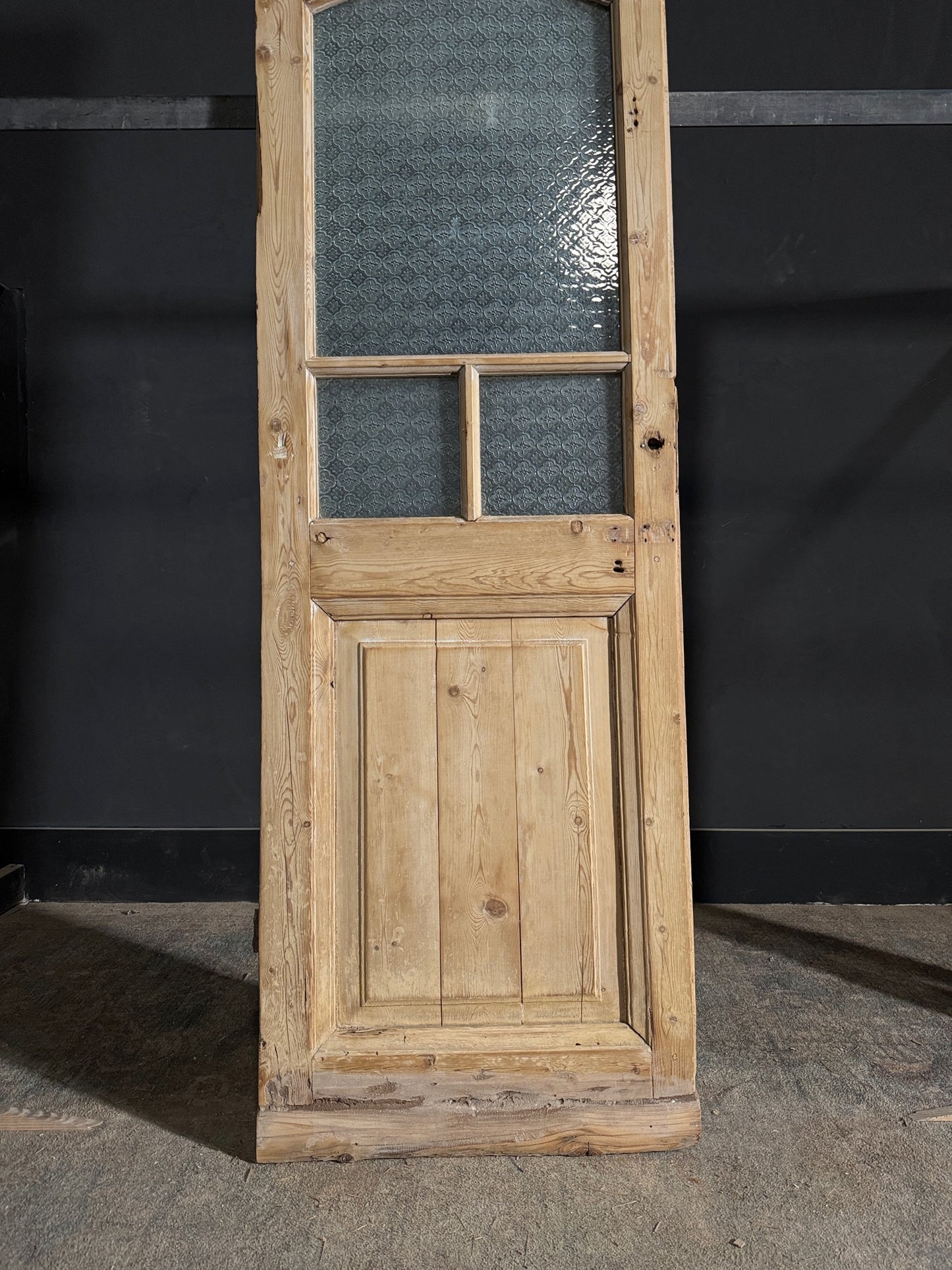Antique Obscured Glass 5 Lite Single Door - 24x78.25 - N569