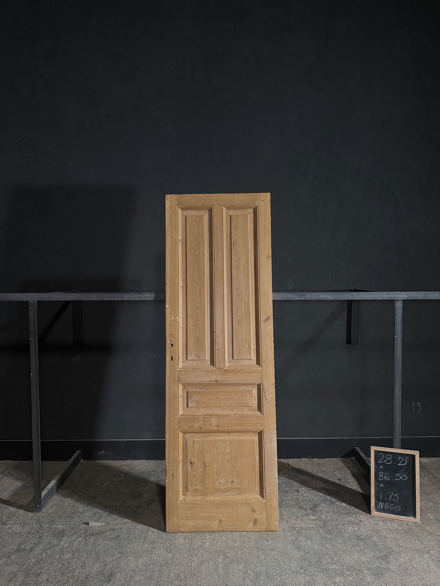 Antique 4 Panel Solid Single Door - 28.25x86.5 - N500
