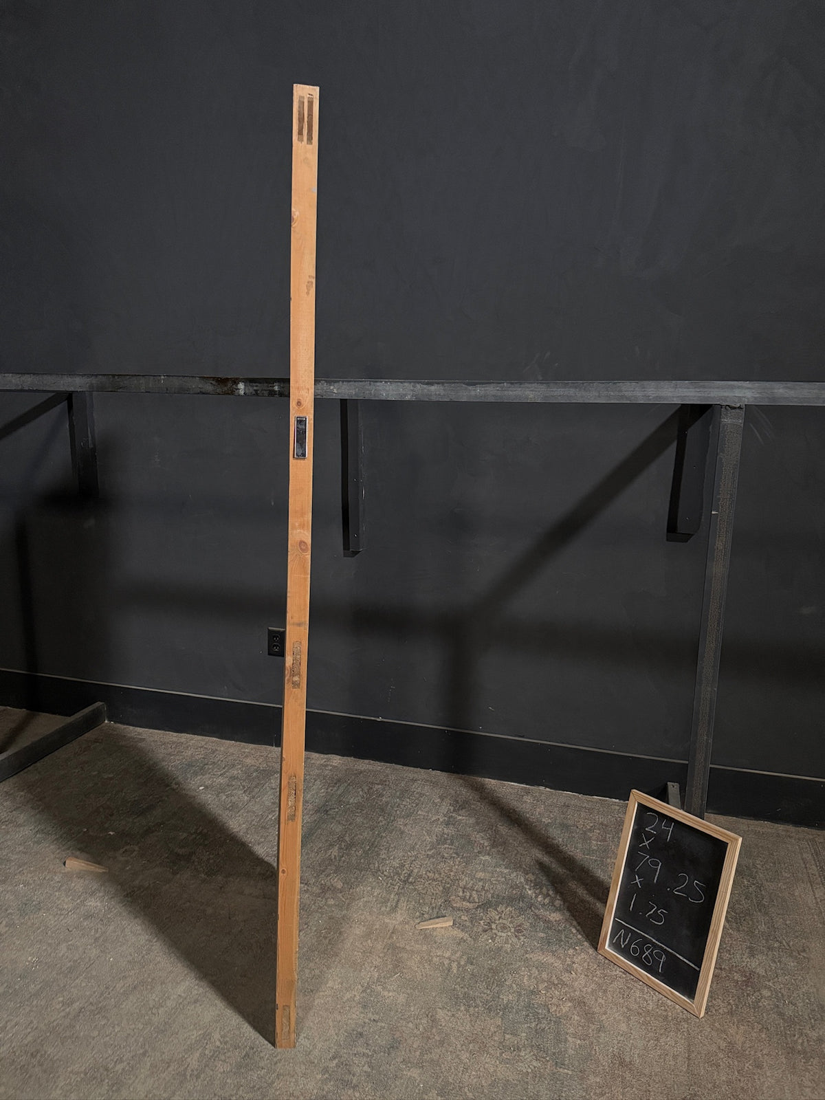 Antique Obscured Glass 1 Lite Single Door - 24x79.25 - N689