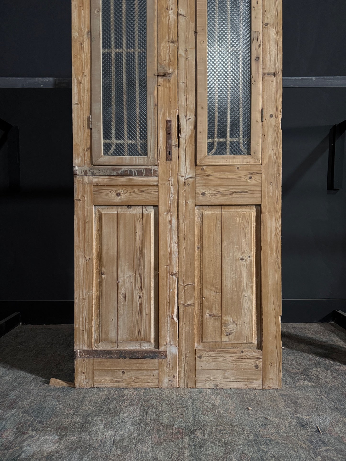 Antique Iron French Doors - 39.5x94.5 - N79