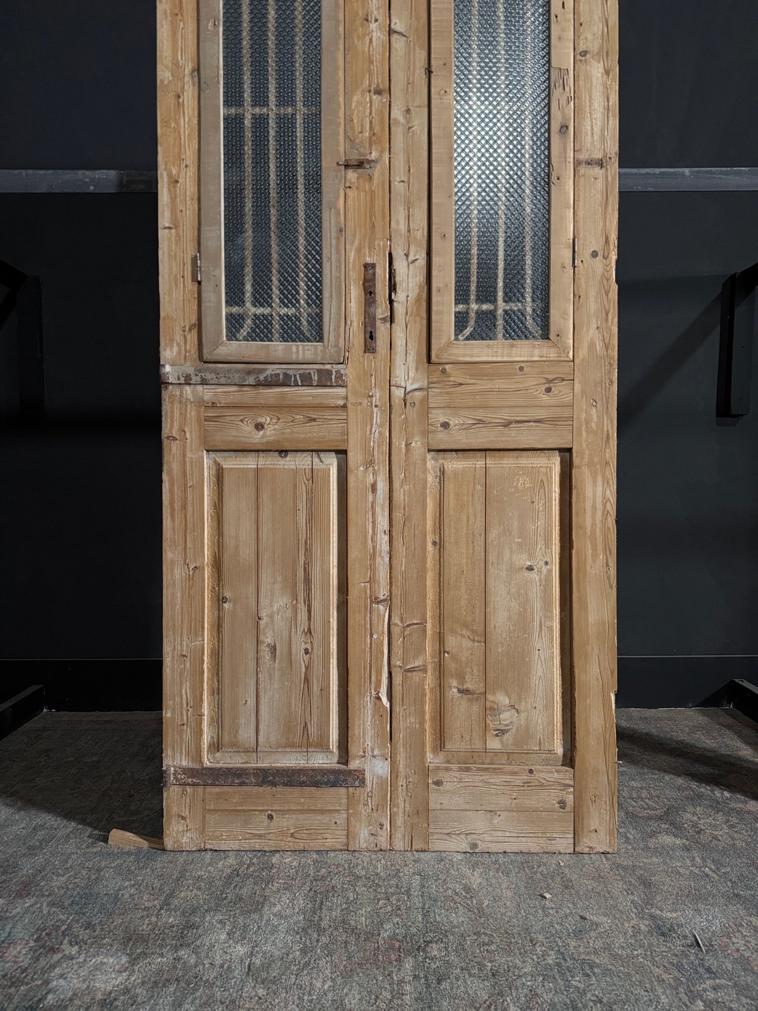 Antique Iron French Doors - 39.5x94.5 - N79