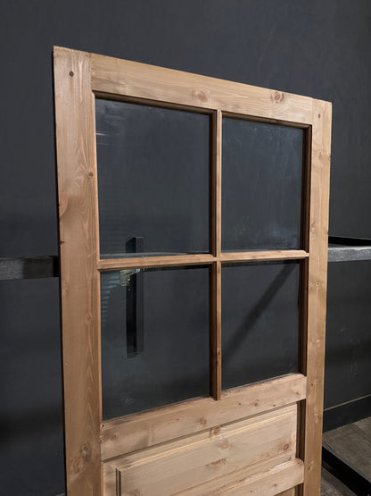 Handcrafted Glass 4 Lite Single Door - 36x80 - N723