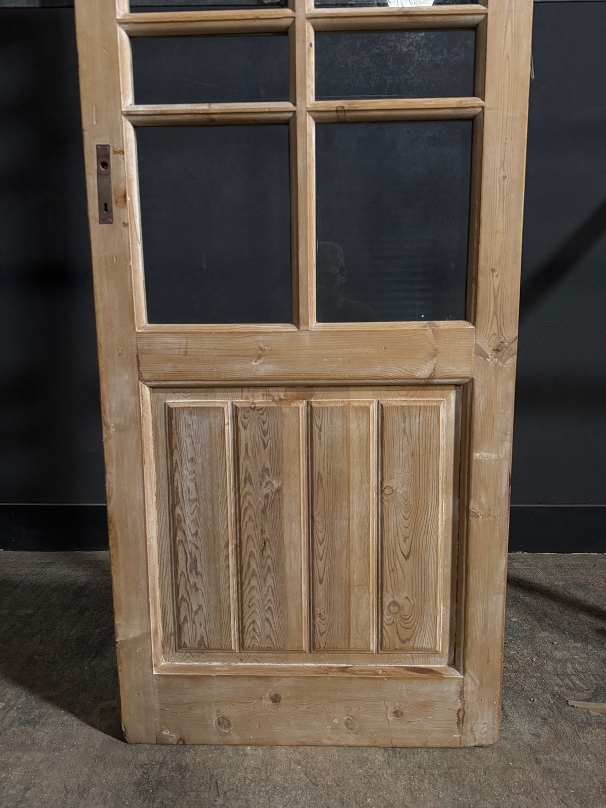 Antique Glass 10 Lite Single Door - 31.75x93.75 - N676