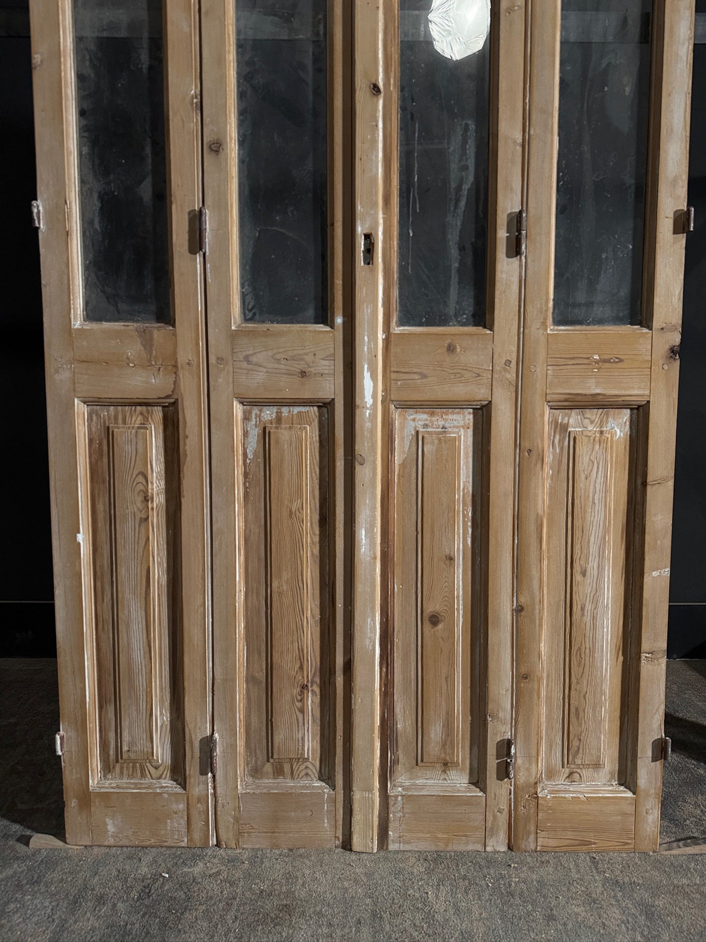Antique Glass 1 Lite Bi-Fold Doors - 44.25x88.75 - N440