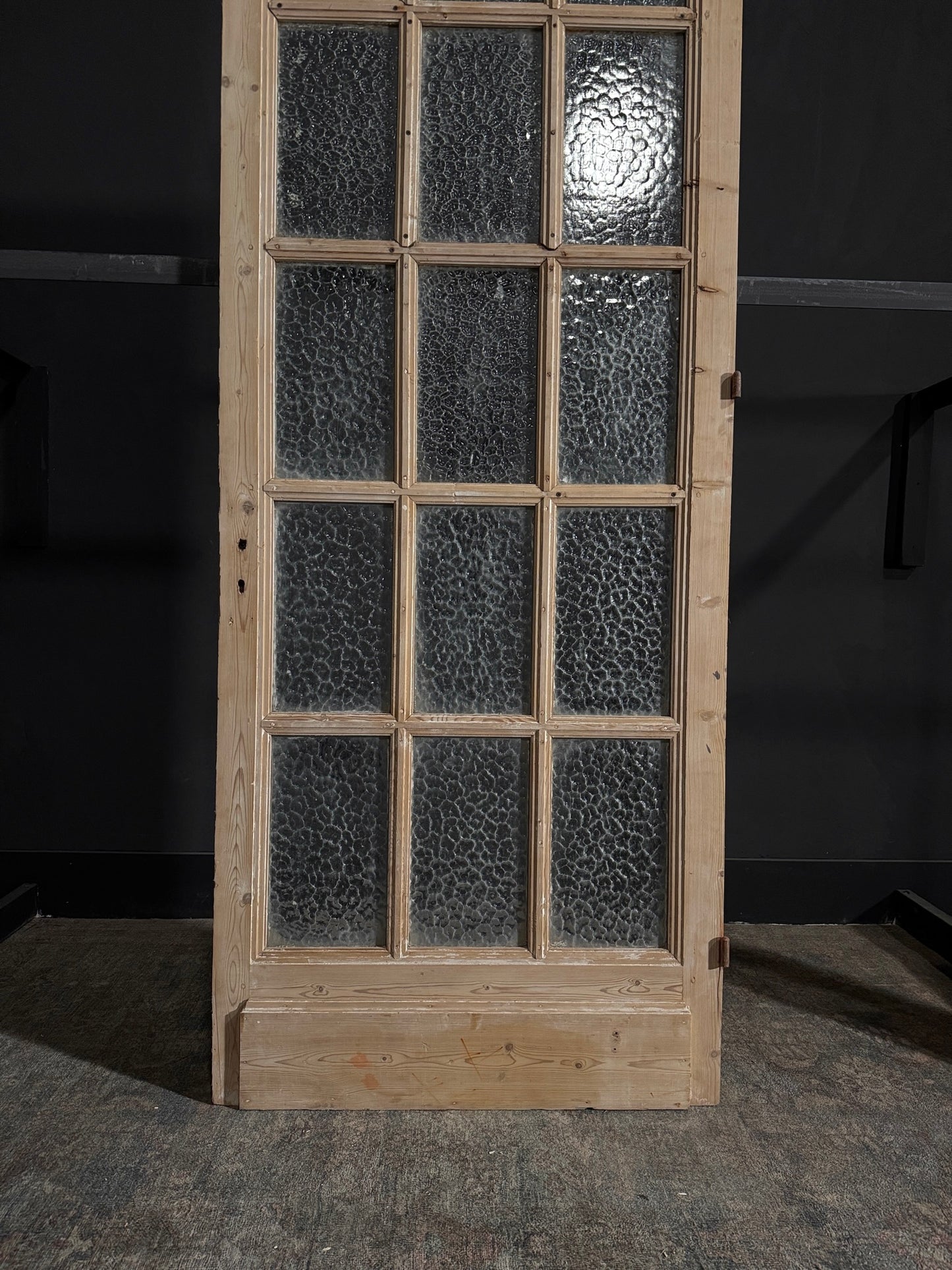 Antique Obscured Glass 15 Lite Single Door - 36.25x97 - N54