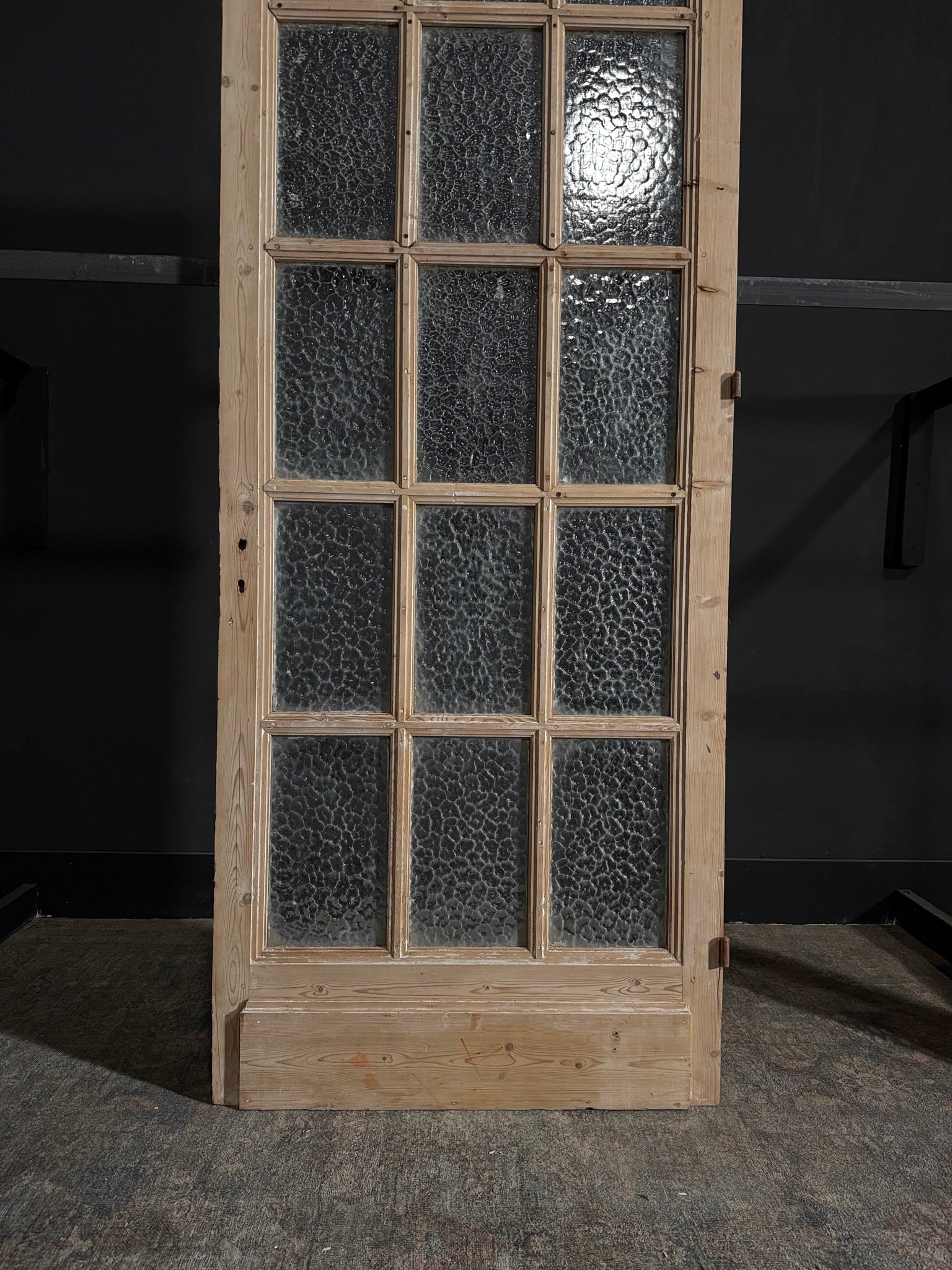 Antique Obscured Glass 15 Lite Single Door - 36.25x97 - N54