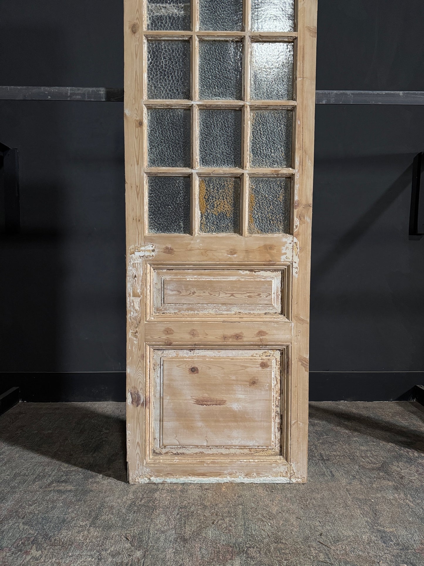 Antique Obscured Glass 12 Lite Single Door - 28x80 - N73