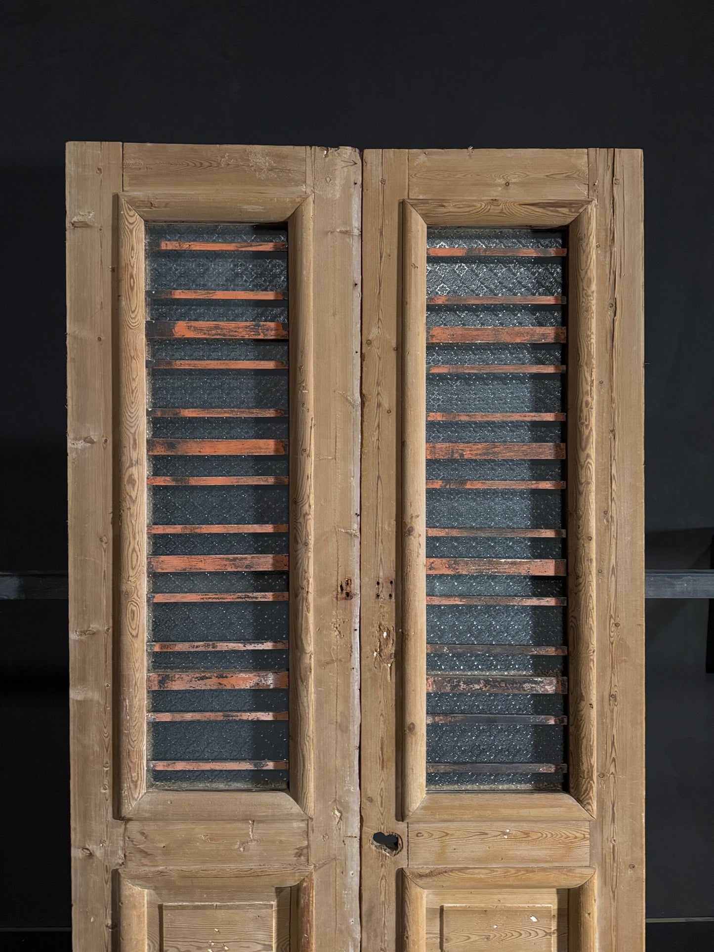 Antique Iron French Doors - 43.5x92.5 - N562