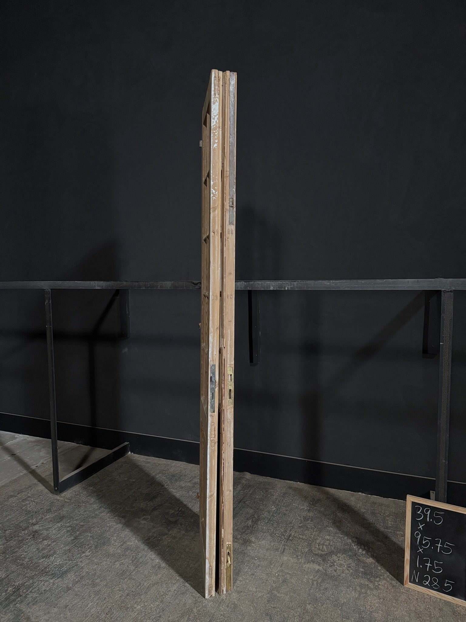 Antique Glass 10 Lite French Doors - 39.5x95.75 - N285