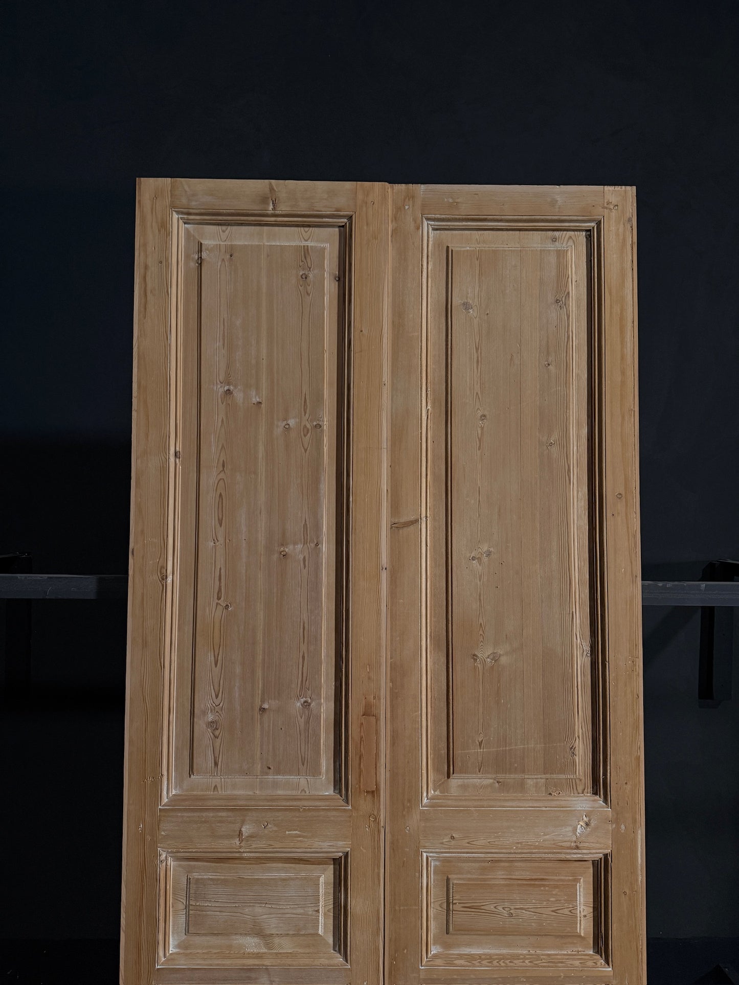 Antique 3 Panel Double Doors - 45x96 - N03
