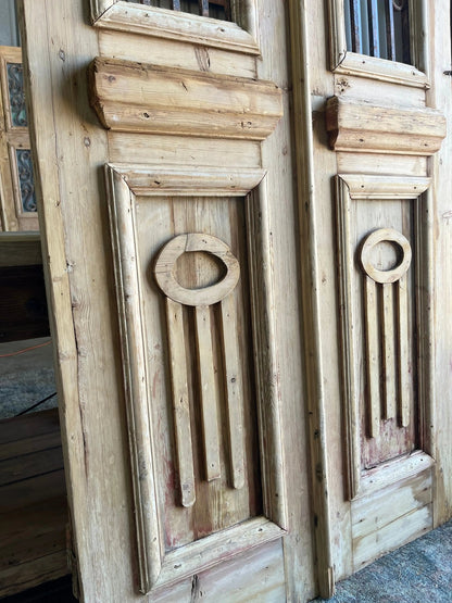 Antique French Iron Doors - 39x97 A43 - Magnolia Antique Door Co.