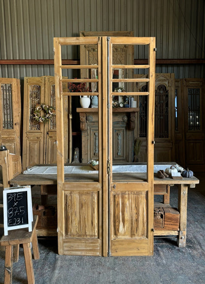 Antique Glass French Doors - 39.5x87.5 E231 - Magnolia Antique Door Co.