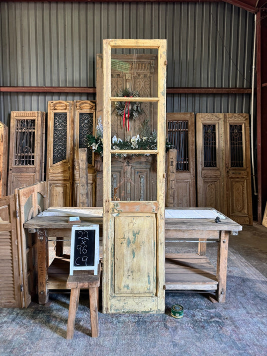 Antique Pantry Door - 22x96 C9 (Waxed) - Magnolia Antique Door Co.