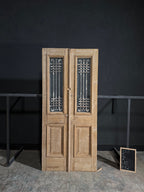 Antique Iron French Doors - 43.5x96 - N72