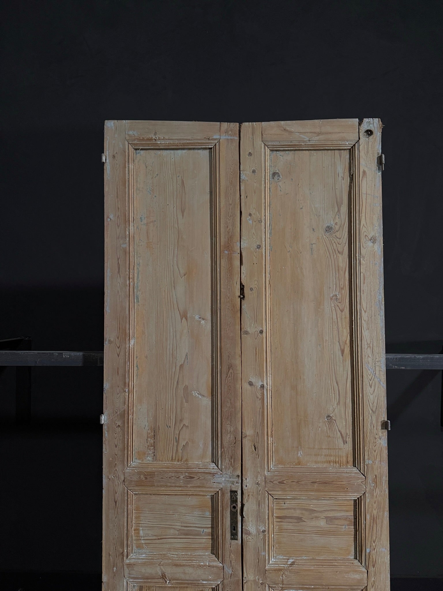 Antique 3 Panel Double Doors - 39.5x93.5 - N32