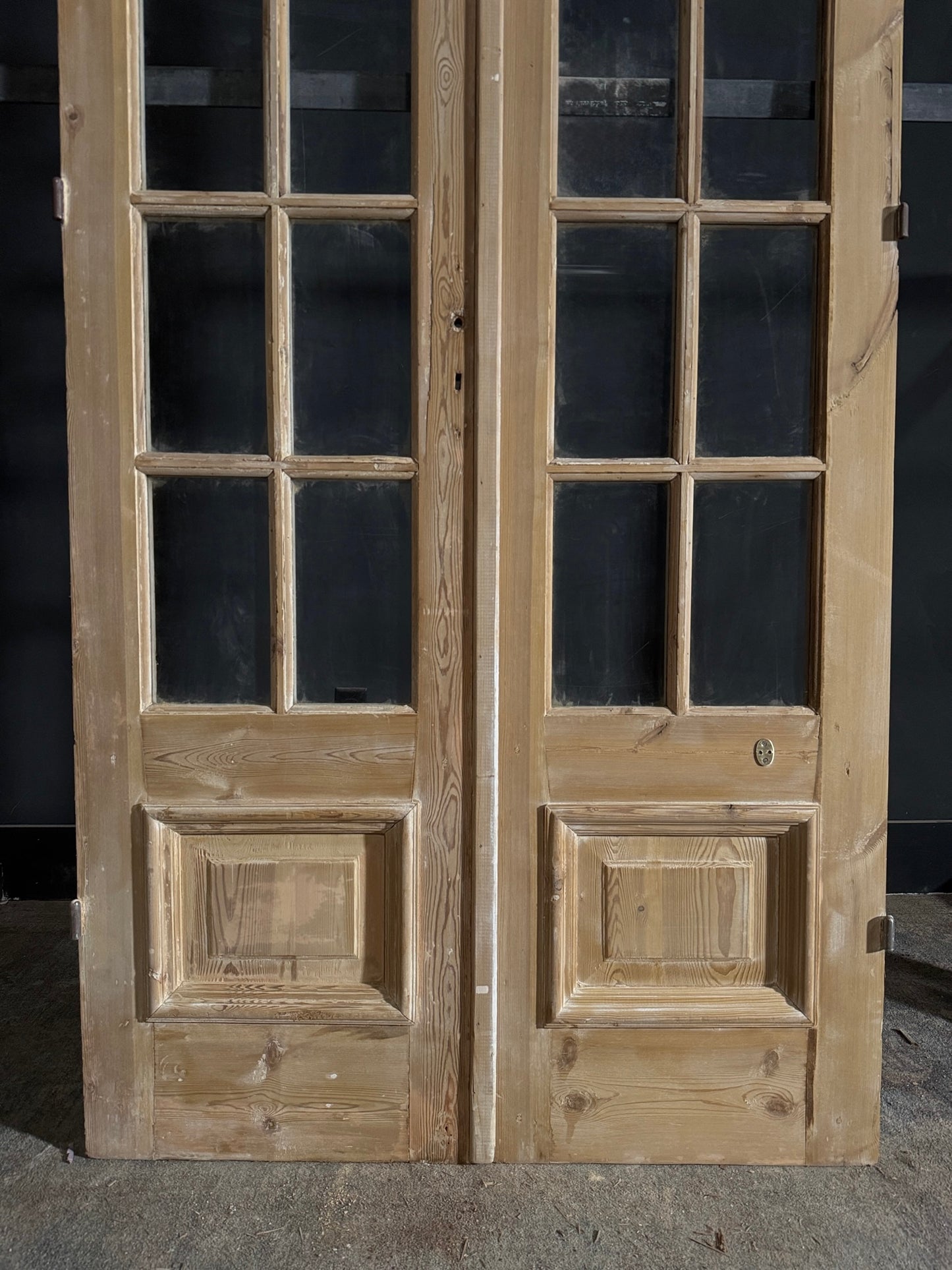 Antique Glass 10 Lite French Doors - 44x86.5 - N509