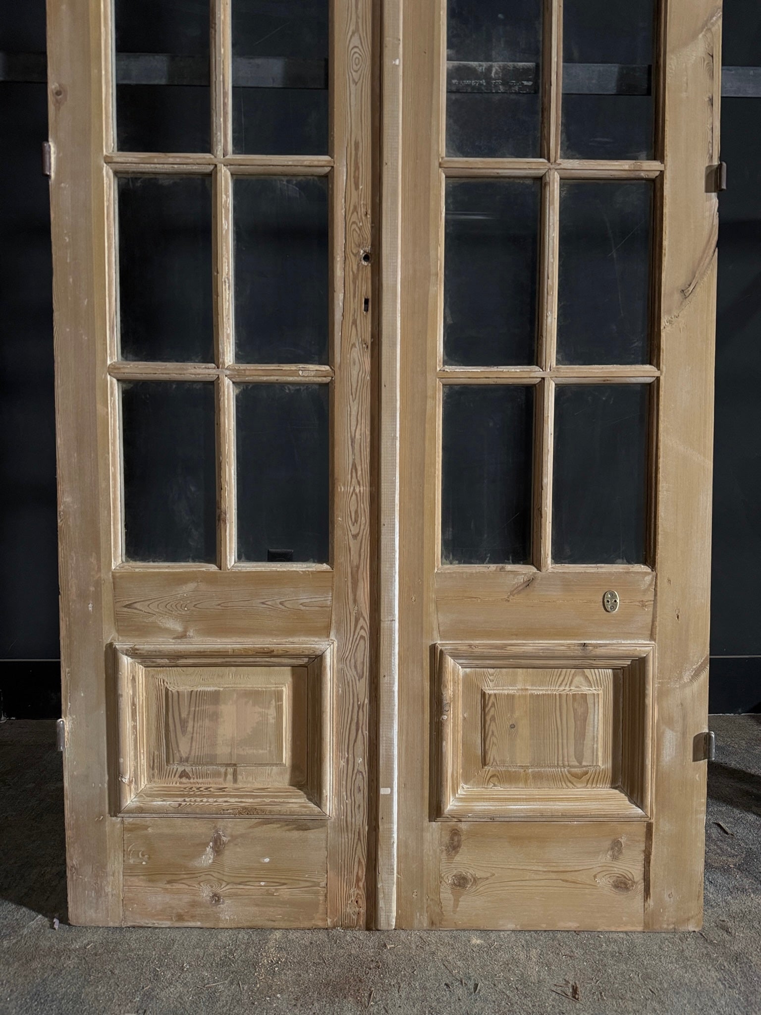 Antique Glass 10 Lite French Doors - 44x86.5 - N509