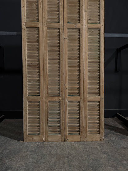 Antique Louvered Bi-Fold Doors - 44x85.5 - N306