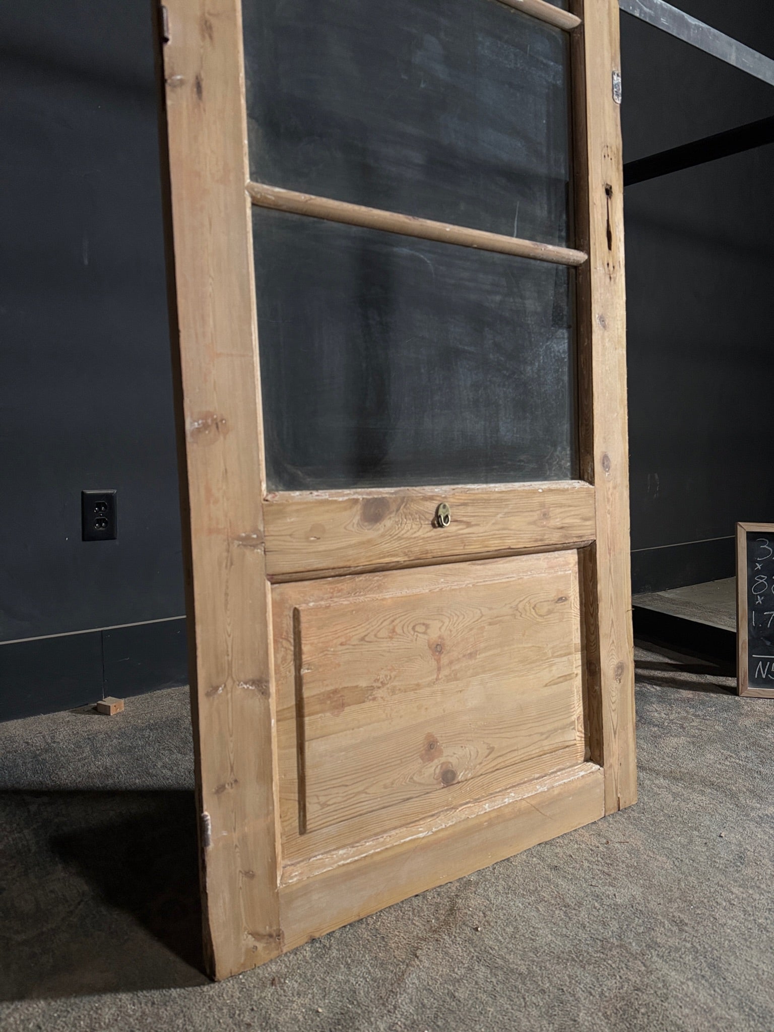 Antique Glass 4 Lite Single Door - 32x88.5 - N520