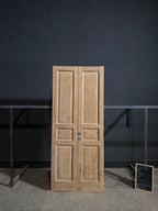 Antique 3 Panel Solid Double Doors - 36.75x88 - N682