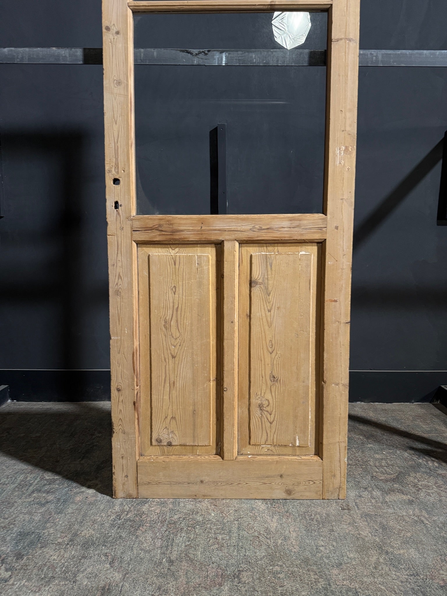Antique Glass 3 Lite Single Door - 32x84.25 - N164