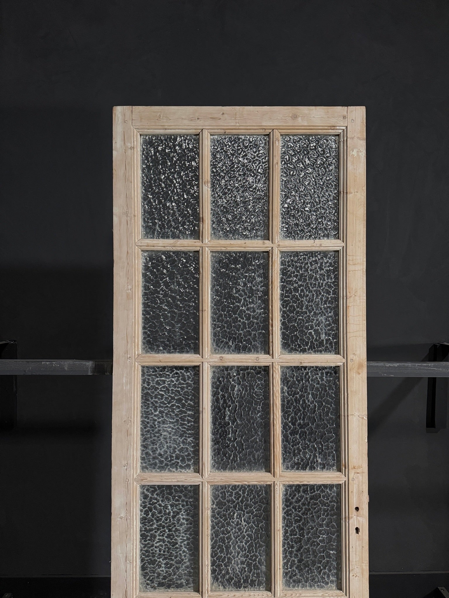 Antique Obscured Glass 15 Lite Single Door - 36.25x97 - N56