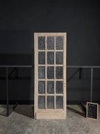 Antique Obscured Glass 15 Lite Single Door - 36.25x97 - N56