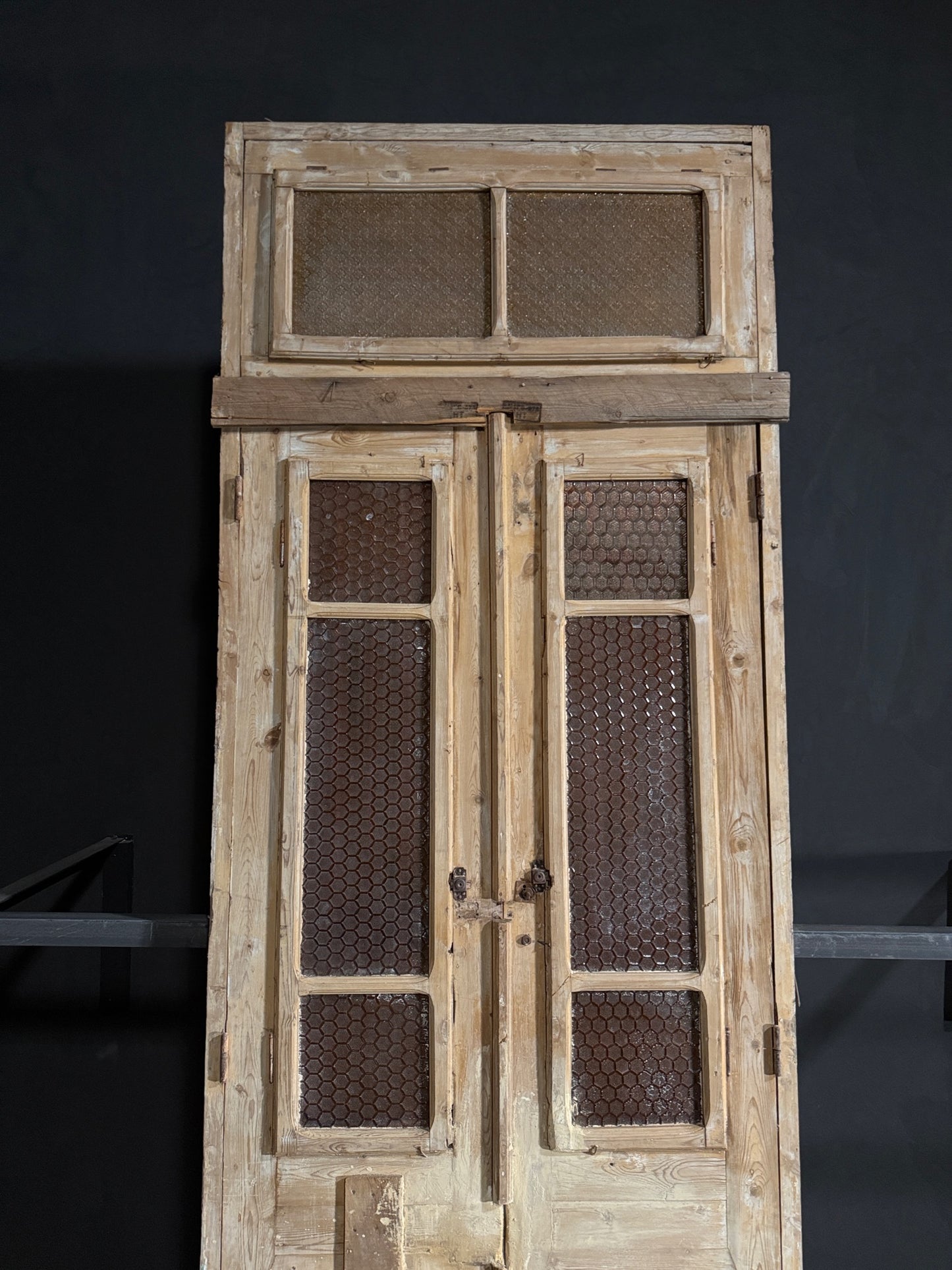 Antique Iron French Doors - 40x121.5 - N118