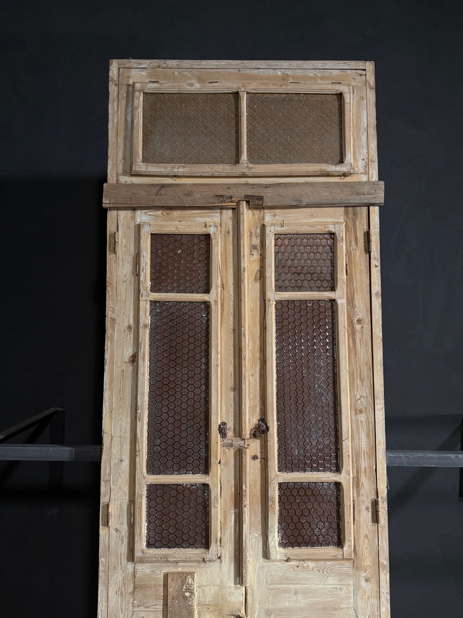 Antique Iron French Doors - 40x121.5 - N118