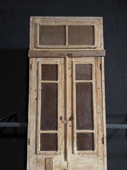Antique Iron French Doors - 40x121.5 - N118