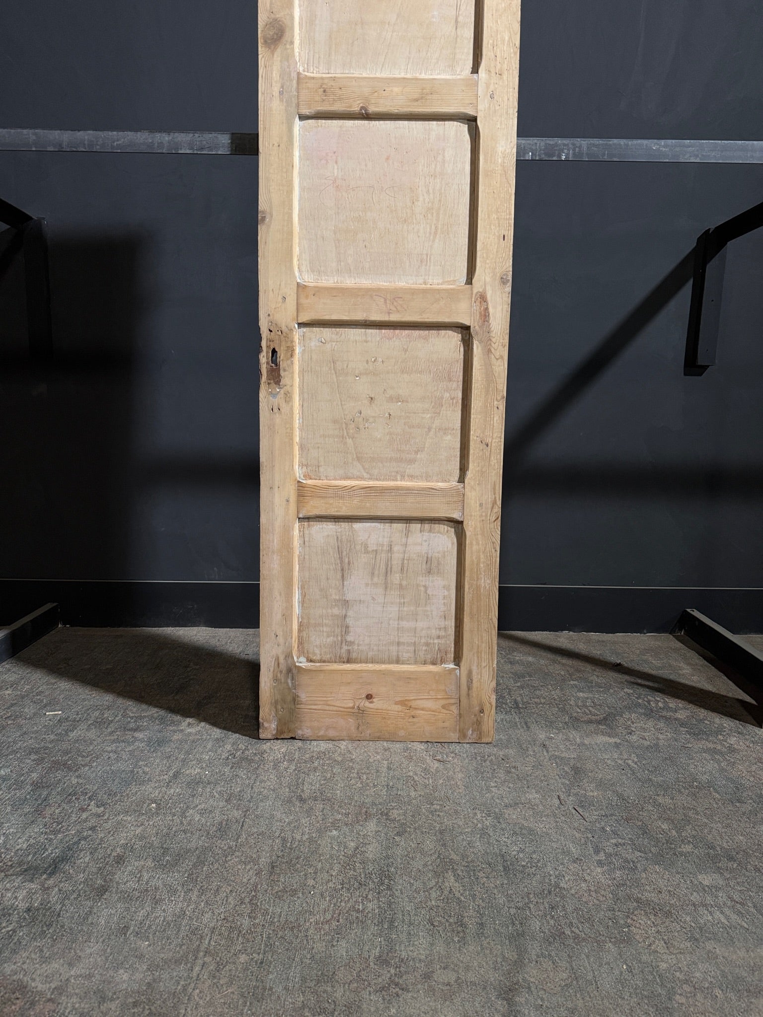 Antique 4 Panel Solid Single Door - 24.25x83.5 - N260