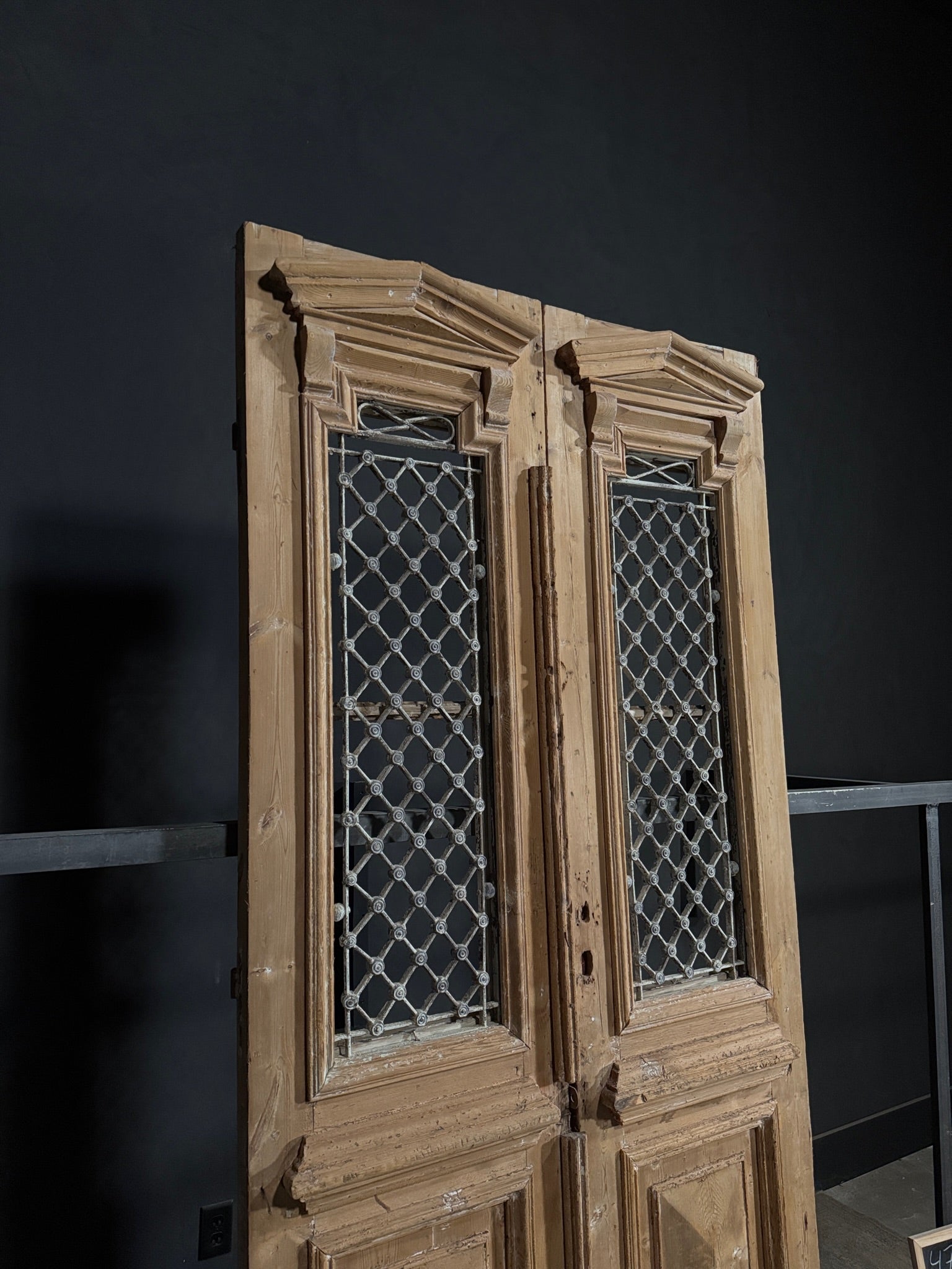 Antique Iron French Doors - 47x98.75 - N320