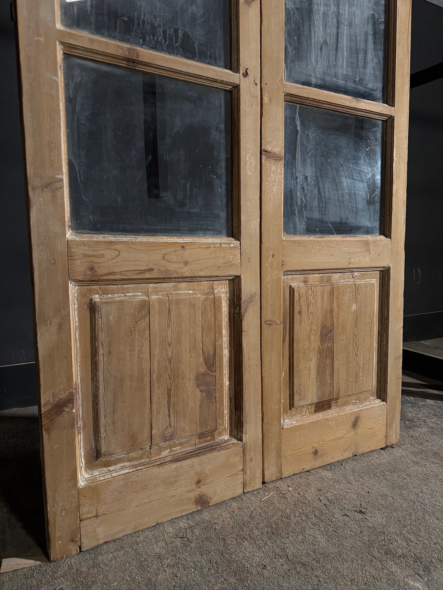 Antique Glass French Doors - 43.75x83.5 - N494