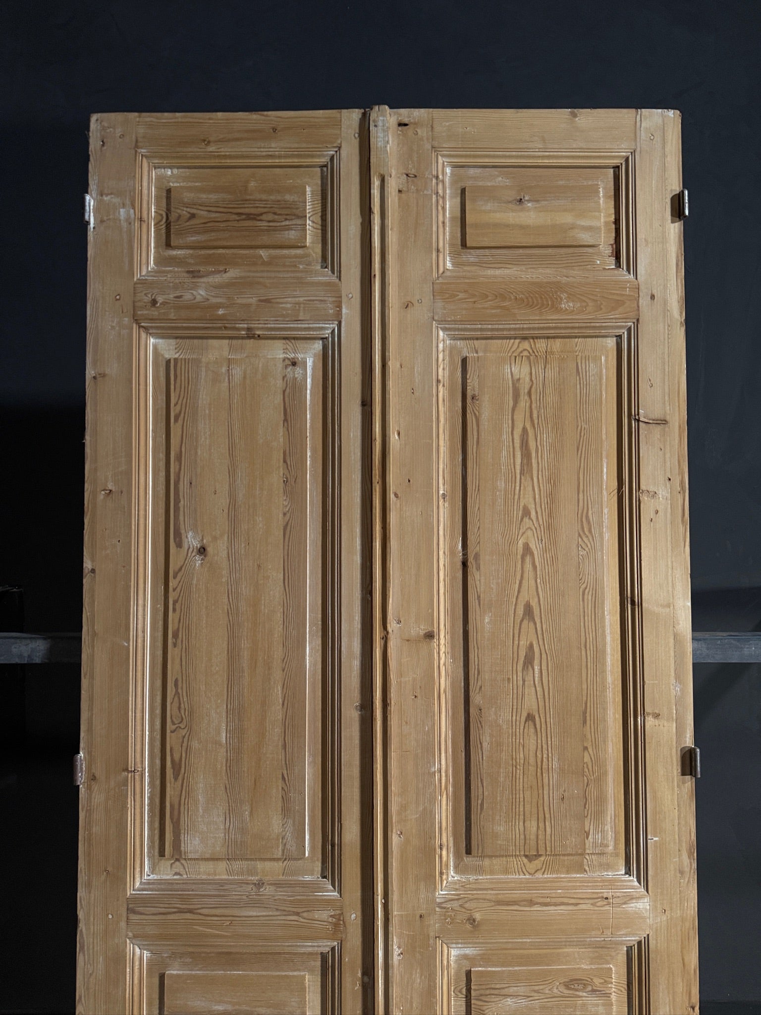 Antique 4 Panel Solid Double Doors - 45x100 - N614