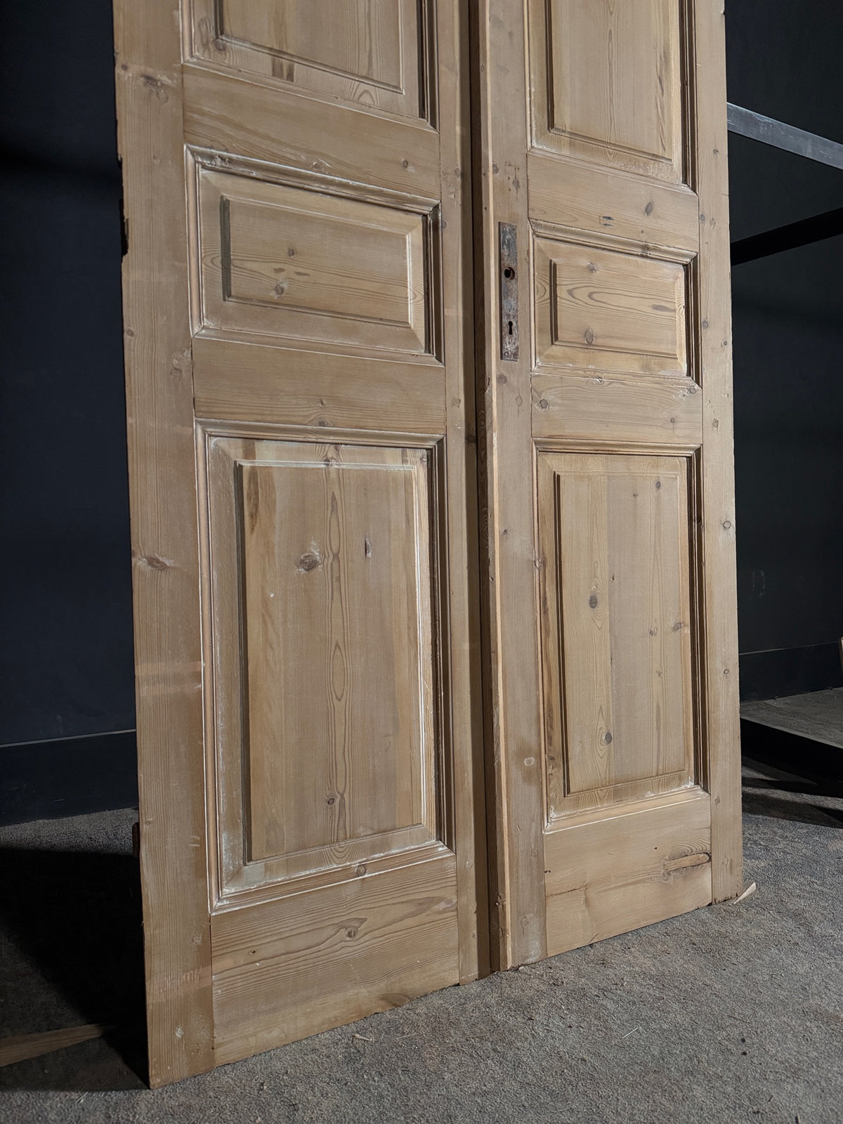 Antique Solid Double Doors - 42.5x98.5 - N557