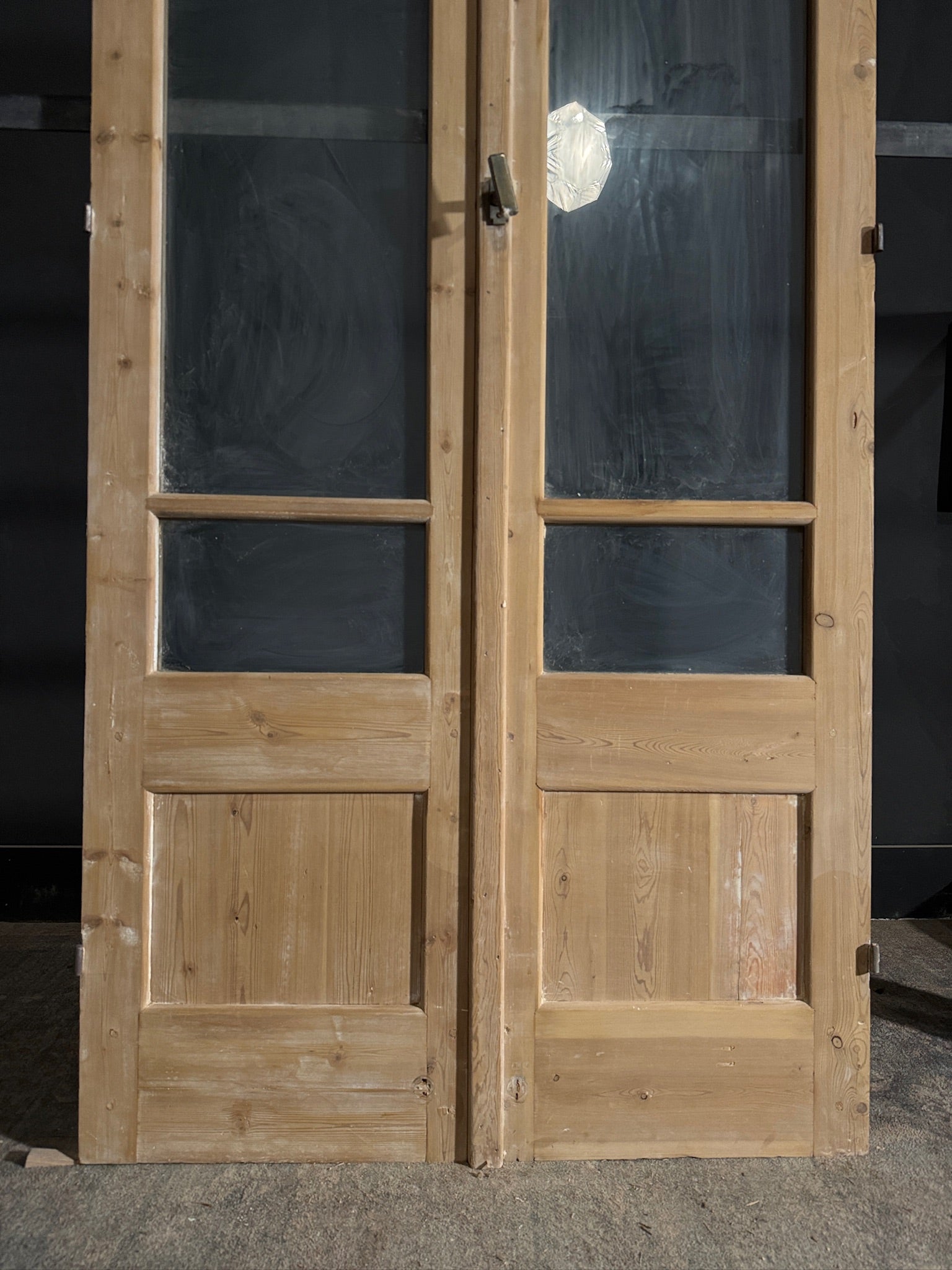 Antique Glass French Doors - 44x100.5 - N485