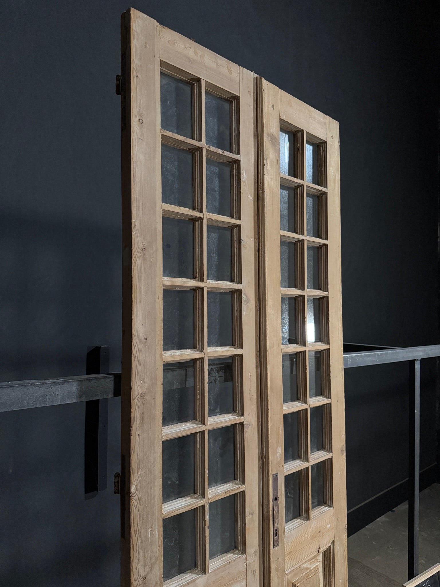 Antique Glass 14 Lite French Doors - 34.75x94.5 - N391