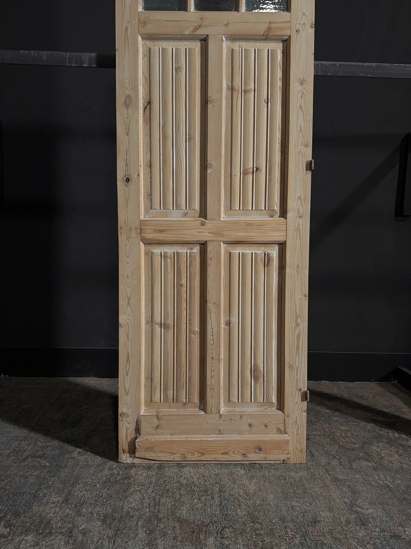 Antique Fluted 3 Lite Single Door - 28x84.25 - N51