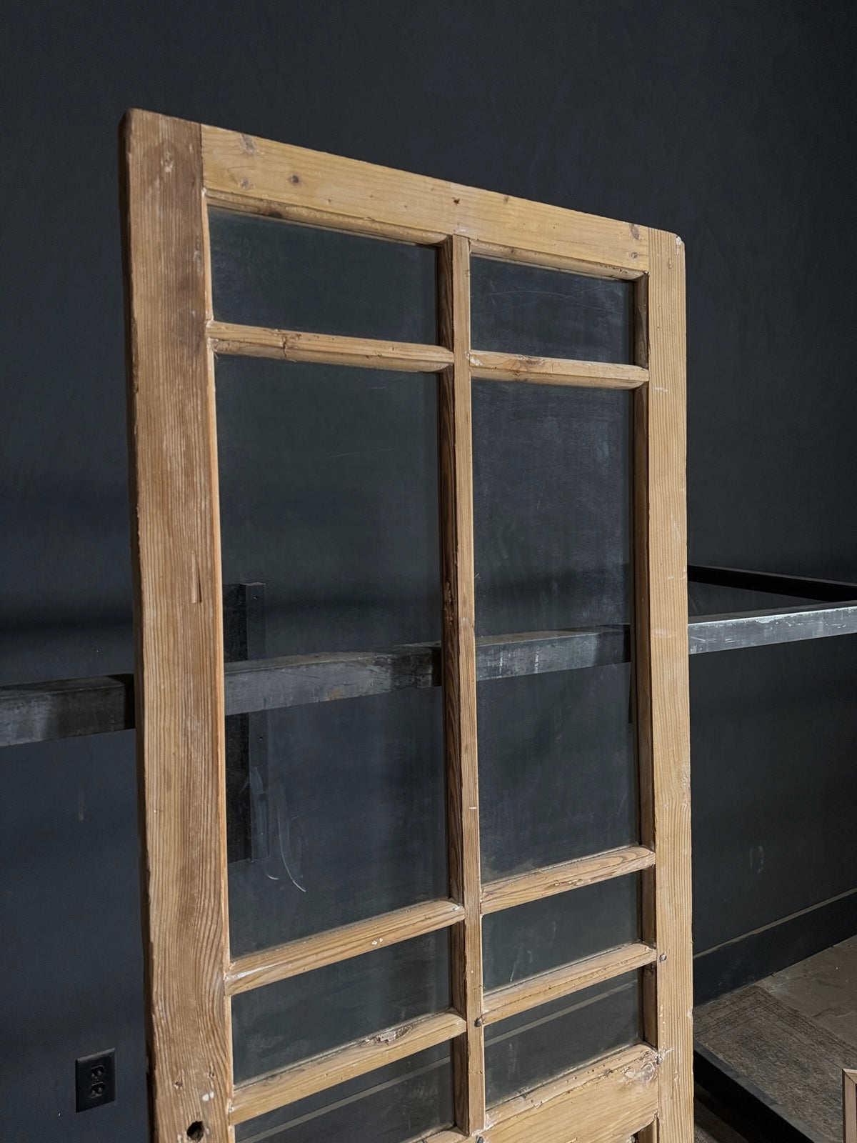 Antique Glass Single Door - 31.5x83 - N515