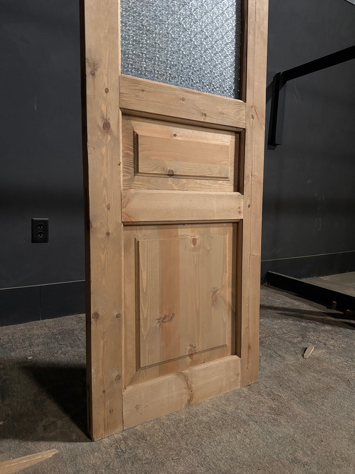 Antique Obscured Glass 1 Lite Single Door - 24x79.25 - N689