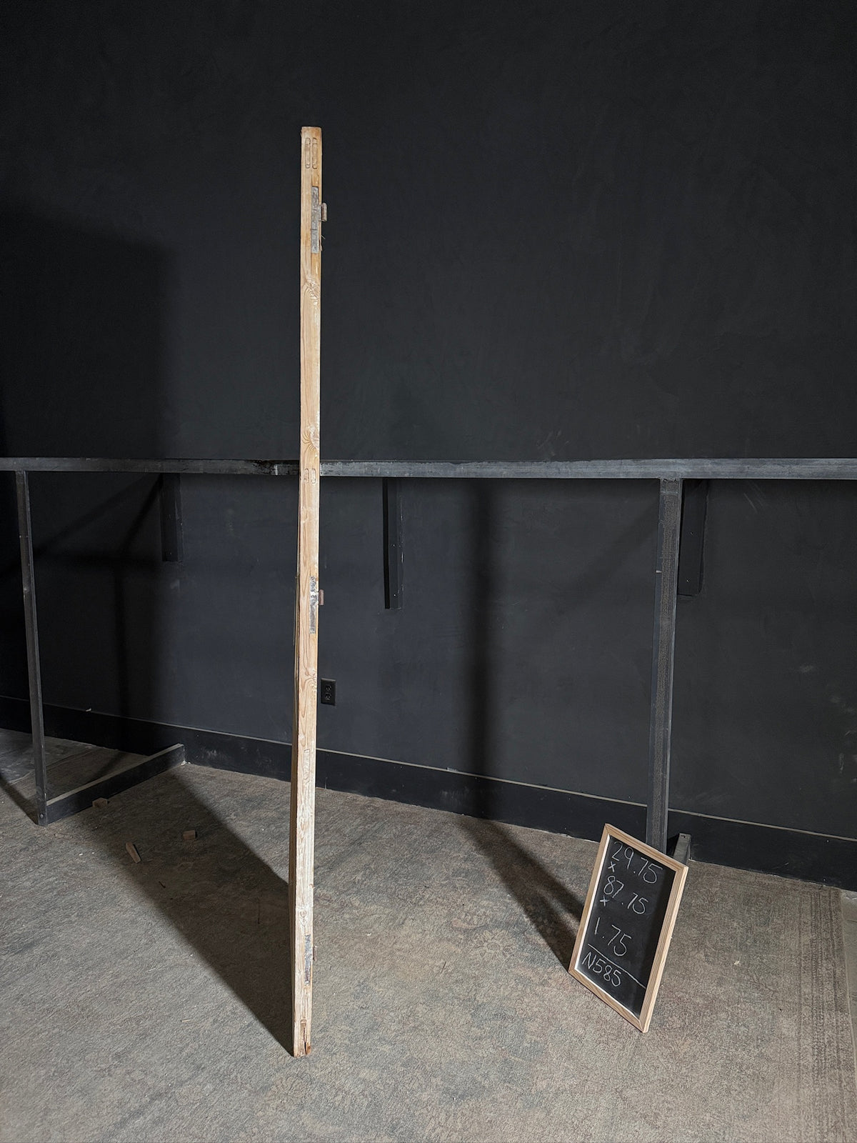 Antique Obscured Glass 4 Lite Single Door - 29.75x87.75 - N585
