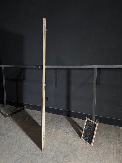 Antique Obscured Glass 4 Lite Single Door - 29.75x87.75 - N585