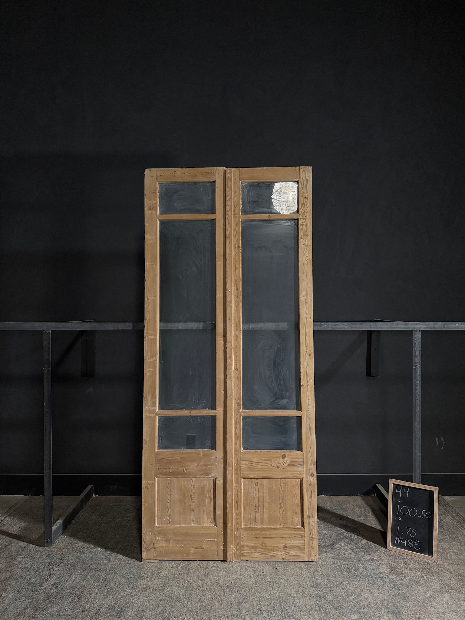 Antique Glass French Doors - 44x100.5 - N485