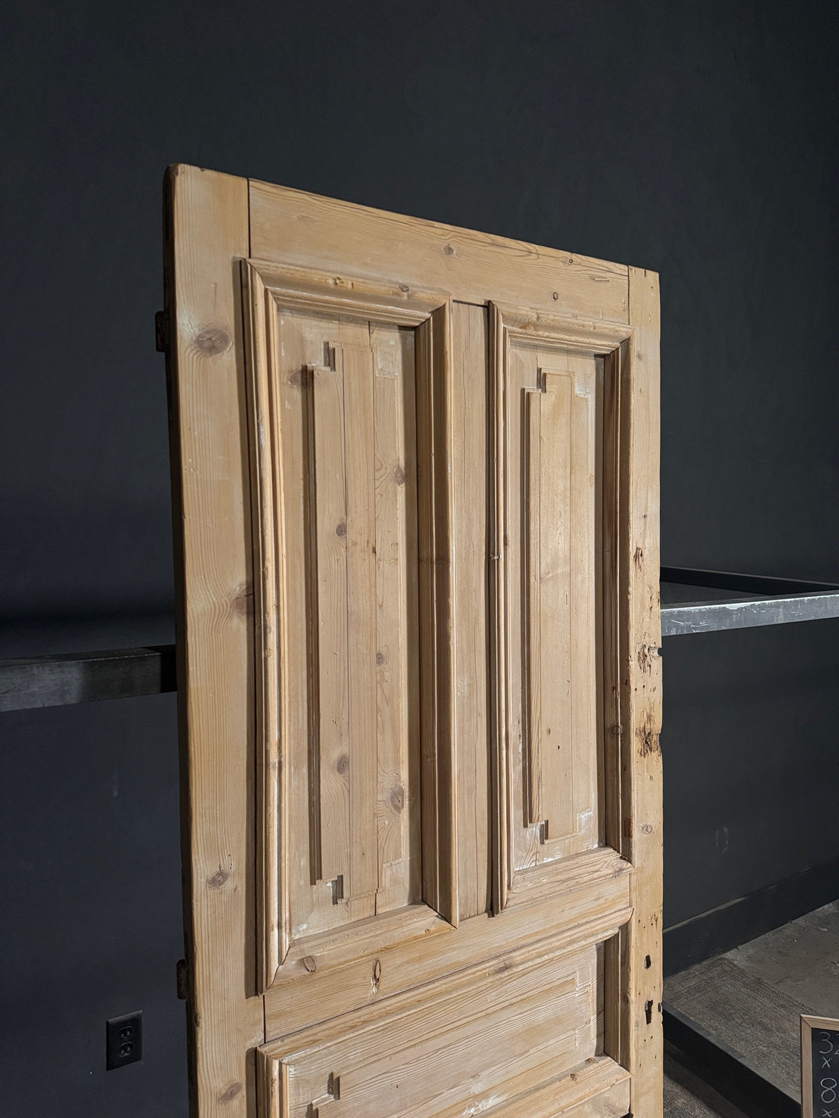 Antique 5 Panel Solid Single Door - 32x82 - N545